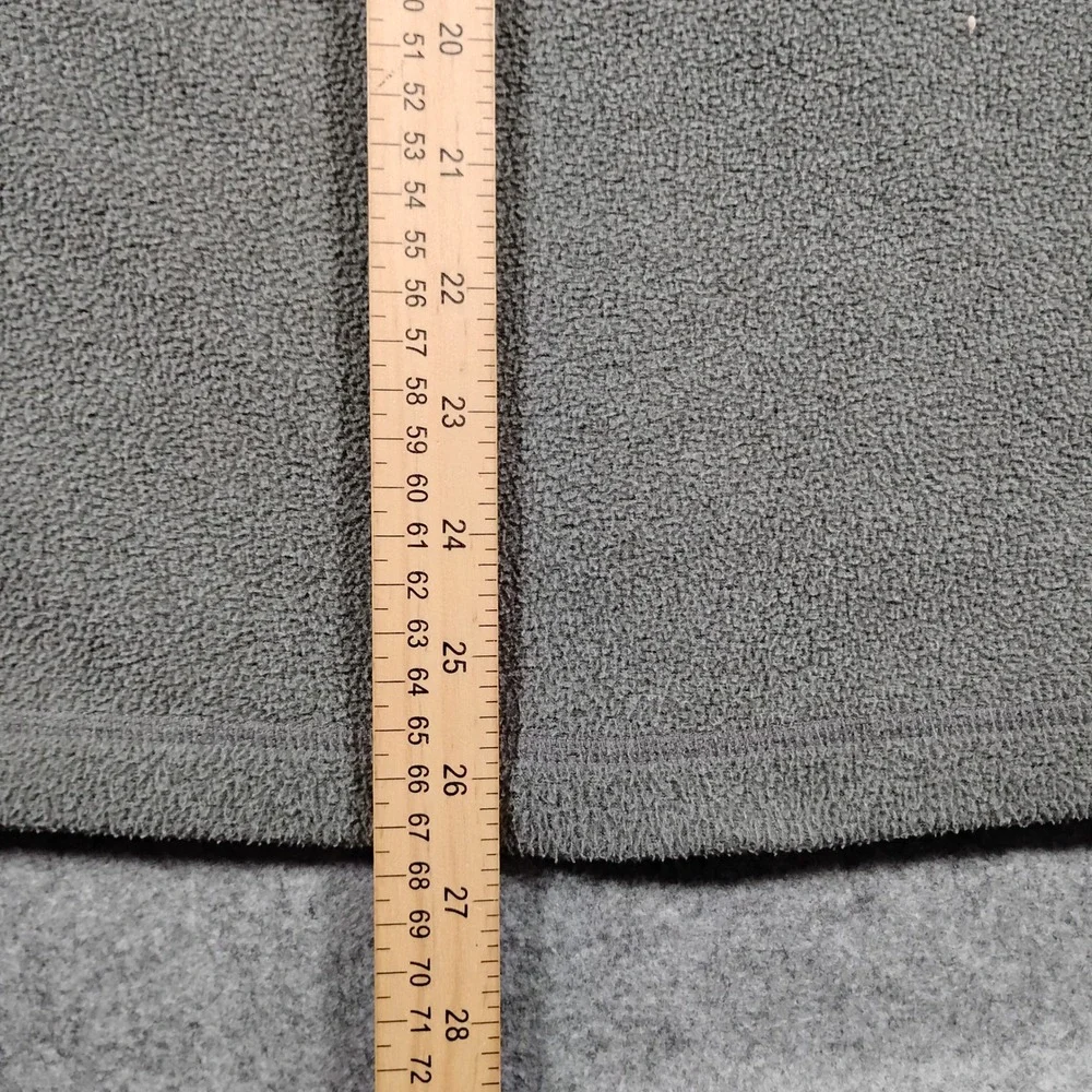 The North Face TKA 100 Glacier Quarter Zip Fleece Men Small Gray Pullover Hiking